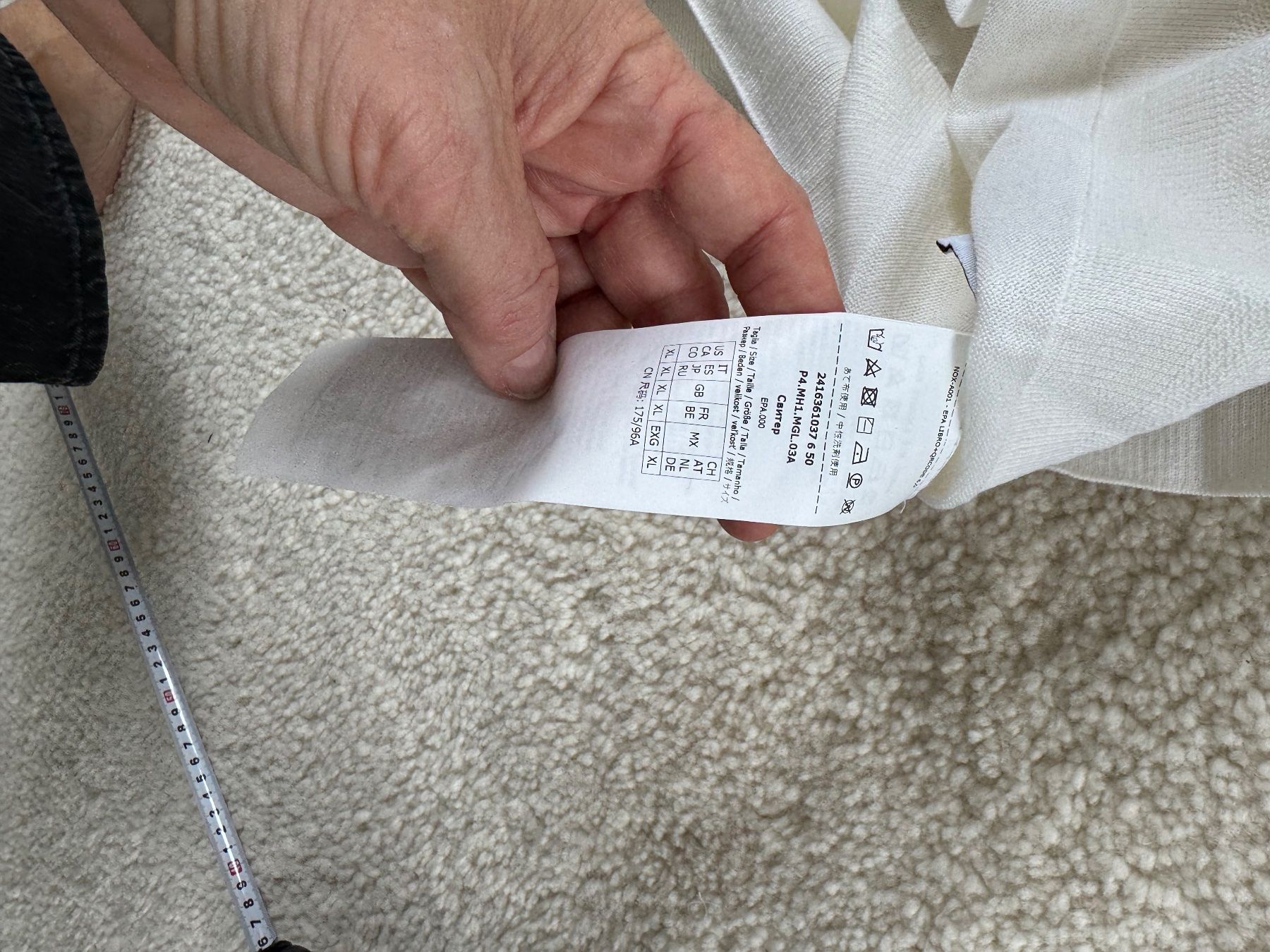 Max Mara Maglioni & Felpe: MAX MARA LEISURE Wolle Pullover Gr XL Weiss NEU – Nuovo (secondo la descrizione) da Zuerich venduto da Moochie 5