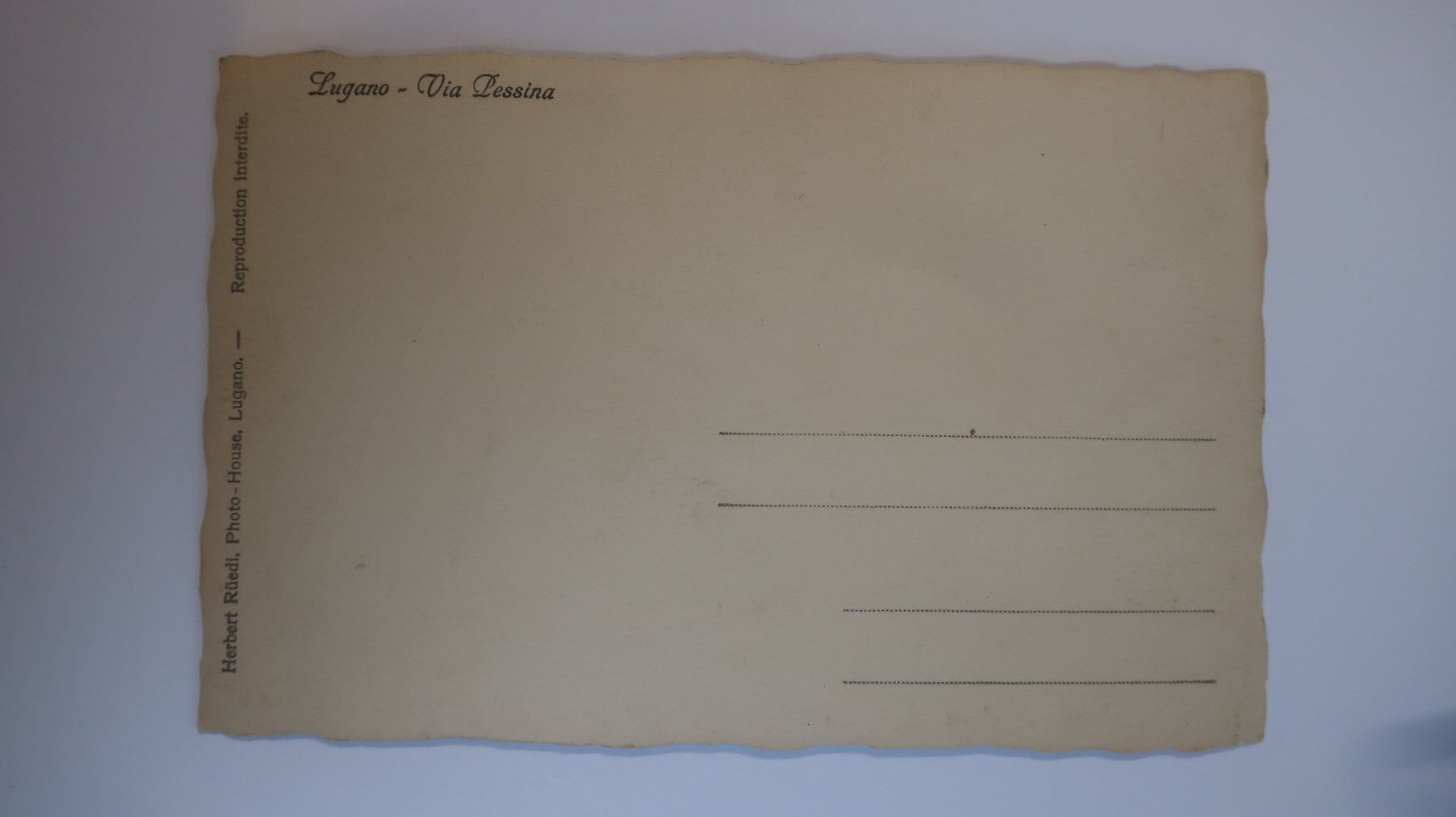 Cartoline postali: Lugano Via Pessina – Usato da Cormoret venduto da Pascalll2001 3