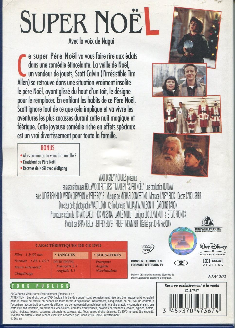 Tous les DVDs: SUPER NOËL   -  DVD – D'occasion à Les Avants par soyouz63 1