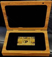 175 Jahre Schweizer Post goldene Briefmarke Nr. 4 / 175