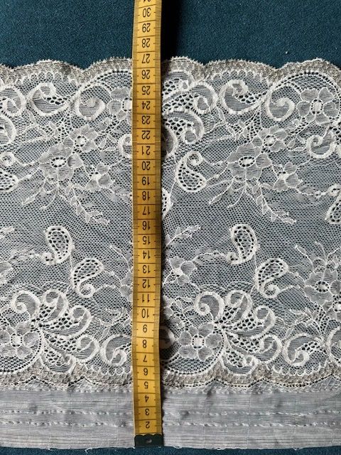 Stoffe: Dentelle de Calais 19 cm x 18 m – Neu und originalverpackt aus Lausanne von Magic1900 4