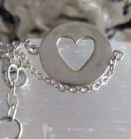 ARMKETTE MIT HERZ IN 925 SILBER