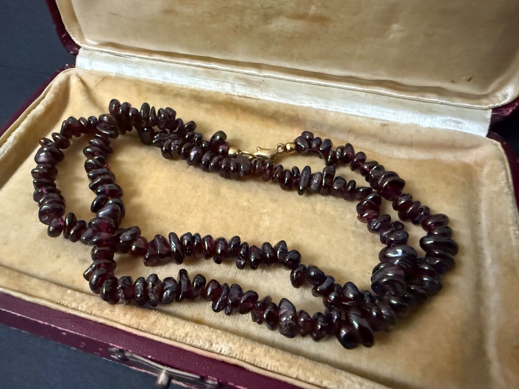 Ketten: Vintage Granat Kette – Gebraucht aus Spiegel b. Bern von Rogger72 2