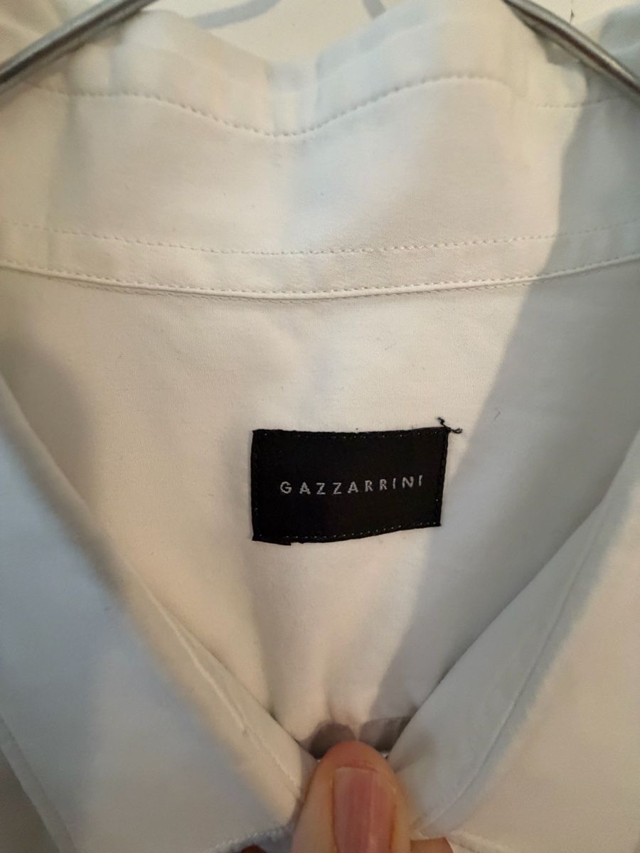 Camicie: Camicia uomo Gazzarrini bianca cotone taglia 40 – Usato da Lugano venduto da can_xdd8 4