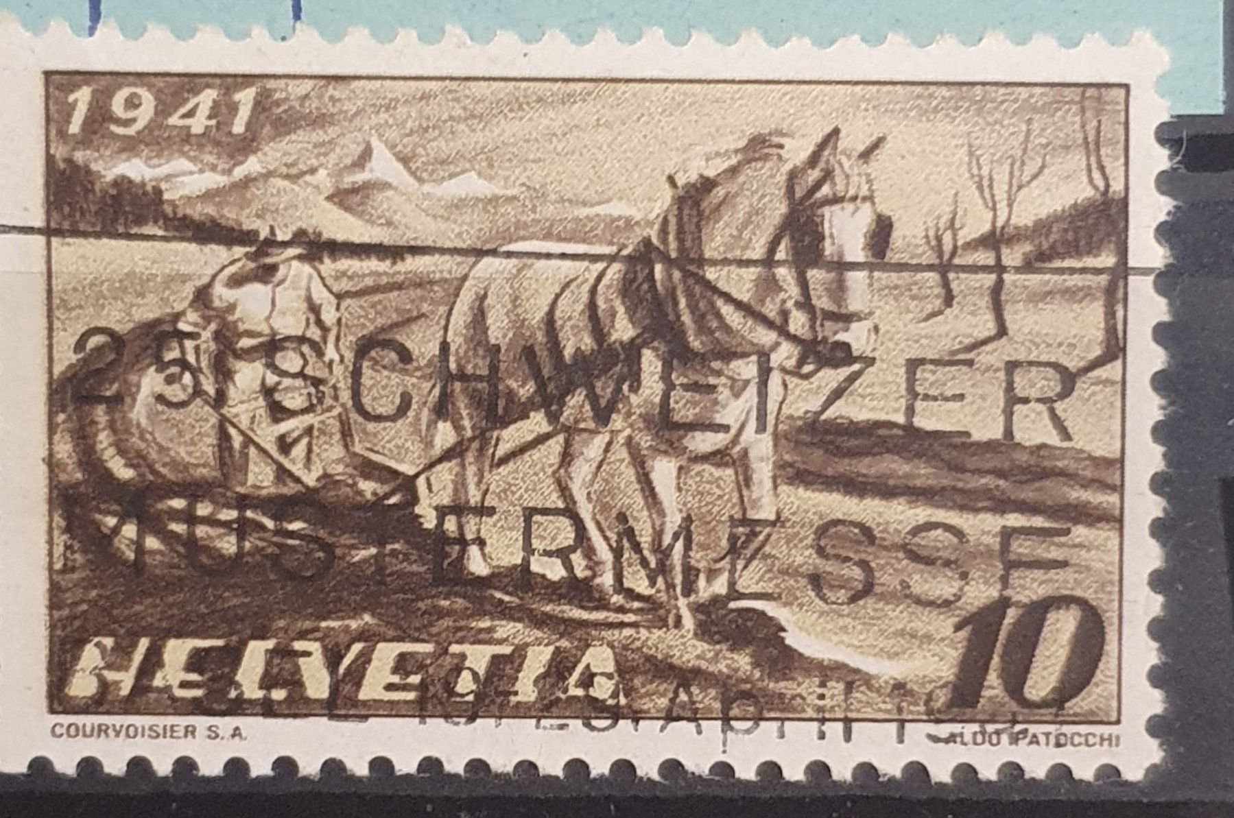 Tutti i francobolli: Diverse Pf Anbauwerk 1941 – Usato da Balgach venduto da SIMEON27 6