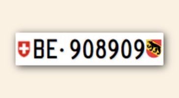 Ecriteaux: BE 908909 Autonummer / Kontrollschild / Kennzeichen – Neuf (Voir description) à Thun par duk