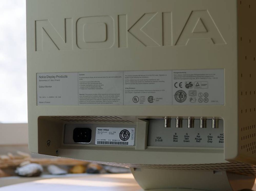 CRT Monitor Nokia 445X Pro, 21 Zoll, 121 kHz -- Top Zustand! (Gebraucht ...