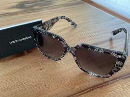 D&G Damen Sonnenbrillen Schwarz