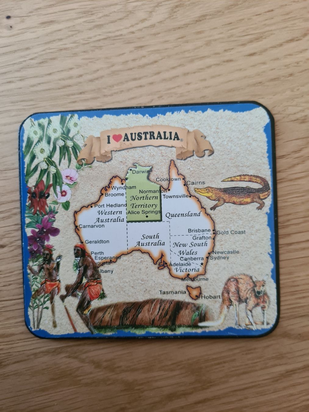 Untersetzer: Untersetzer I love Australia 6er Set  – Gebraucht aus Horw von Mirii91 6