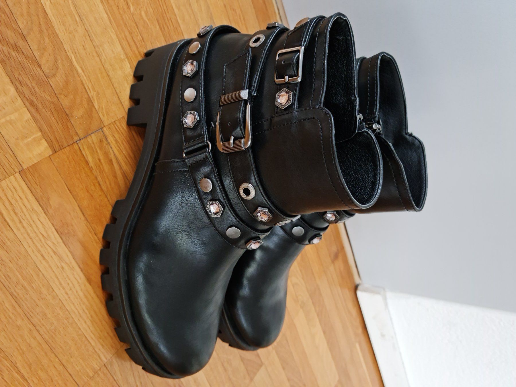Tamaris Scarpe da donna: Tamaris Cowboy Bikerstiefelleten – Nuovo (secondo la descrizione) da Jona venduto da Bubi22 1