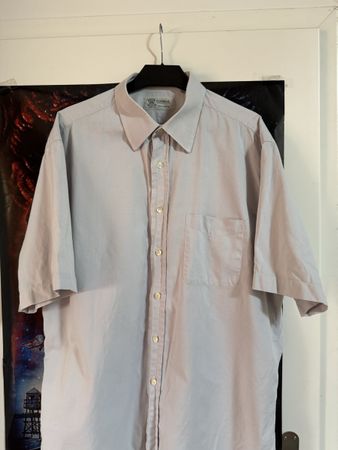 Chemise Dormeuil 100% Coton - T45-18. manches courtes