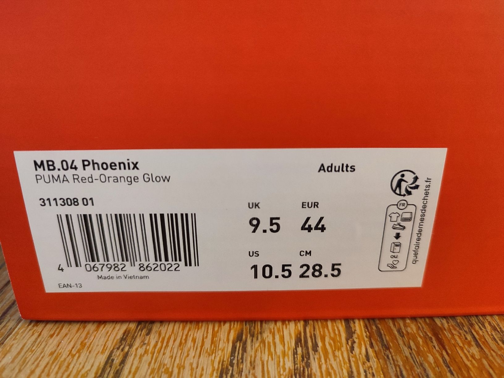 Herrenschuhe: Puma MB.04 Phoenix Red-Orange, Taille 44, Neuves – Neu und originalverpackt aus Granges-Paccot von pas_vtl7 2