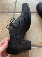 Schicke Halbschuhe, schwarz, Grösse 38