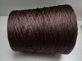 Reine Seide Kette zum Handstricken von FB Silk 460g braun