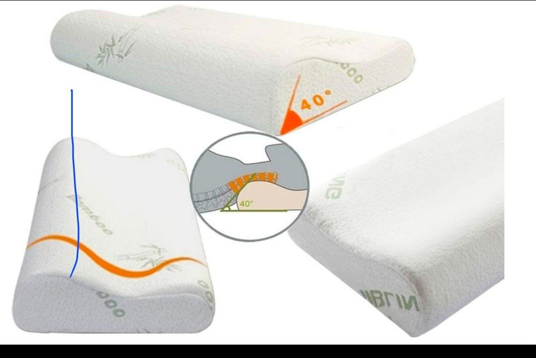 Kissen: Oreiller Ergonomique Cervical en mousse à mémoire de forme – Neu und originalverpackt aus Dübendorf von LoRi-2026 1