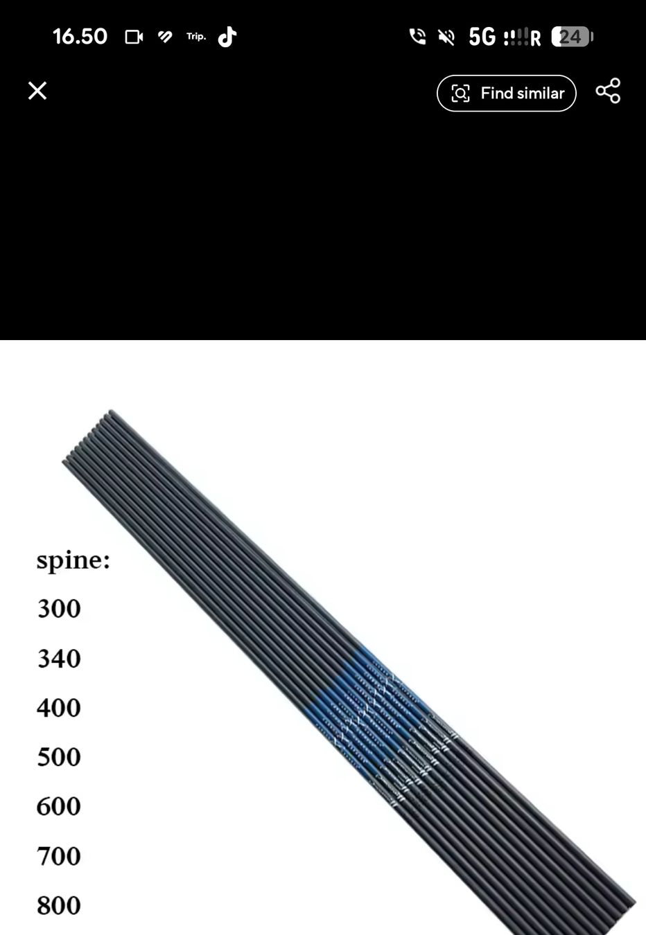 Tir à l'arc: Carbon Pfeil Spine 600 6.2mm – Neuf avec emballage d'origine à Weisslingen par fau_5bzb