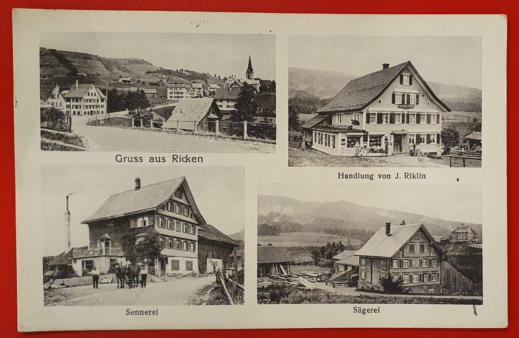 Cartoline postali: Gruss aus Ricken – Usato da Kreuzlingen venduto da Rschweiz1