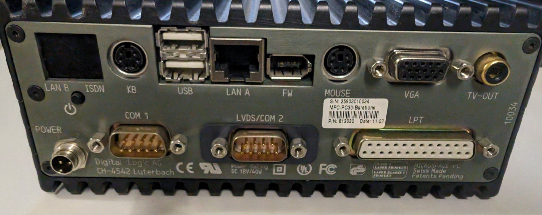 PCs: Microspace PC (Fanless, ohne HDD) – Gebraucht aus Wallisellen von  2