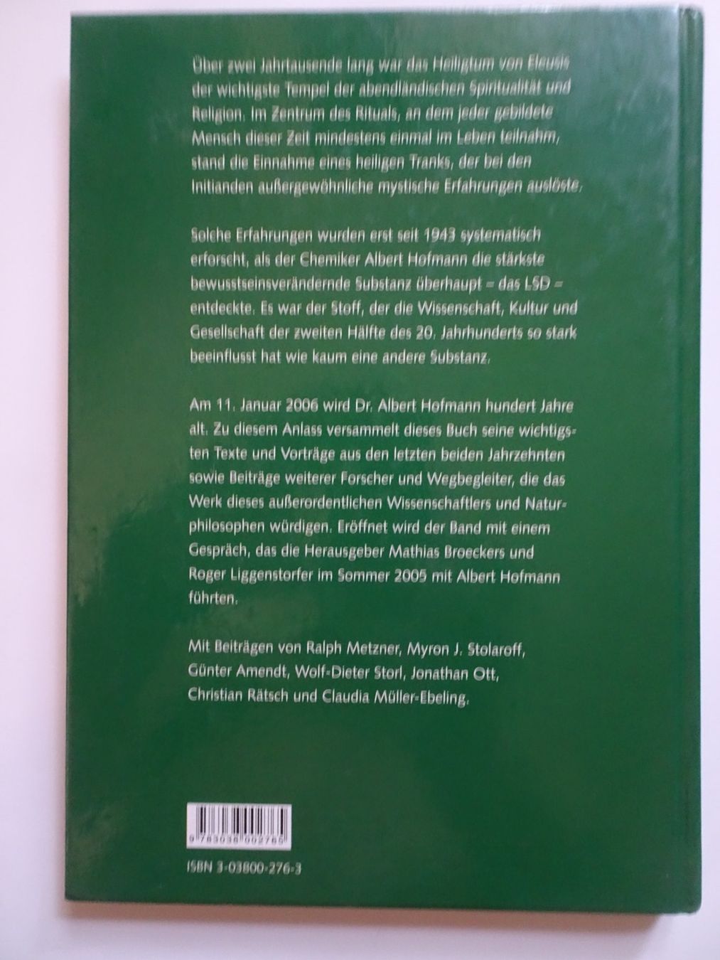 Libri: Albert Hofmann und die Entdeckung des LSD – Usato da Schönenwerd venduto da schnitzunddrunter 1