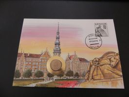 Münzbrief - 1992 - Letland 20 Santimu 1992