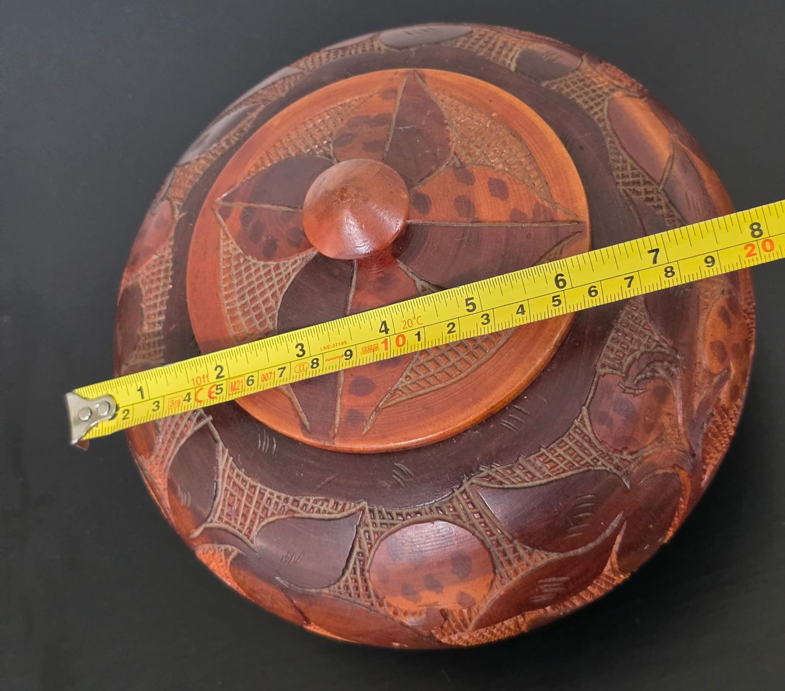 Schmuckkästen: Holzschatulle mit Deckel floral geschnitzt – Gebraucht aus Rheinsulz von Dred 7
