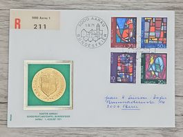 CL17 Enveloppe + Timbre Suisse 1971