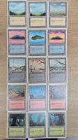 MTG Magic The Gathering: 4th Edition Land Set FR