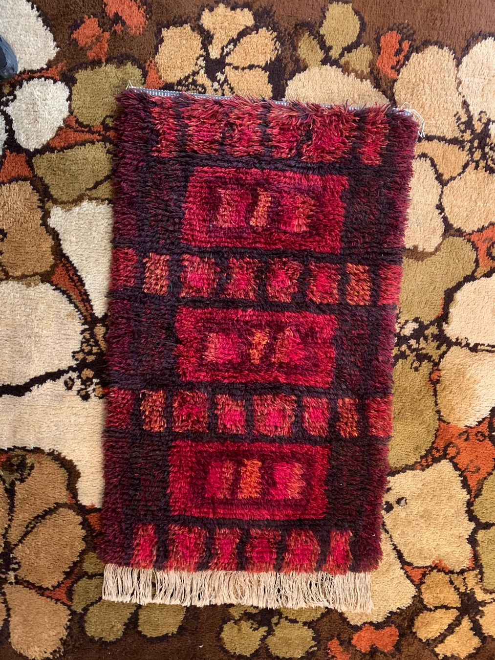Tappeti: Vintage RYA wall rug. Sweden. – Usato da Vevey venduto da oivavermeulen