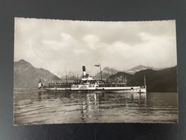 AK LU Dampfschiff Wilhelm Tell auf dem Vierwaldstättersee