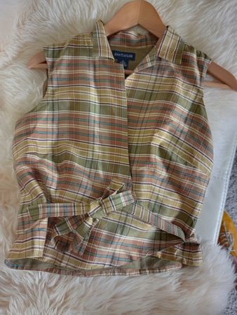 blouse en soie, sans manches, Anntaylor, t 36