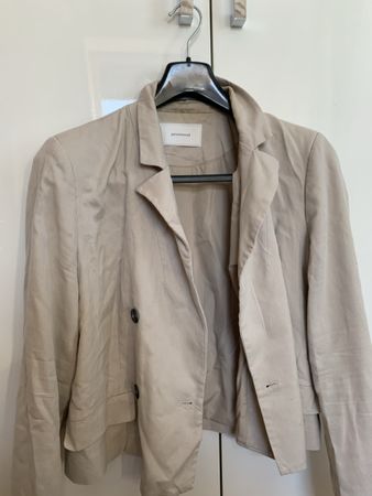 Veste courte Promod beige, chic et élégante, T. 42