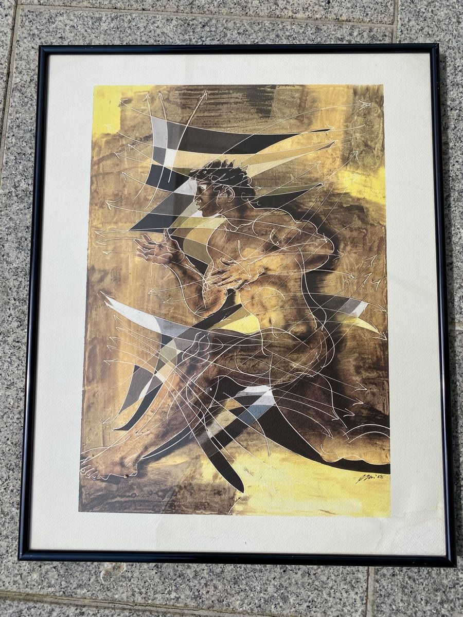Foto & Immagini: Gerahmtes Bild, Hans Erni, Druck – Usato da Rotkreuz venduto da Once0