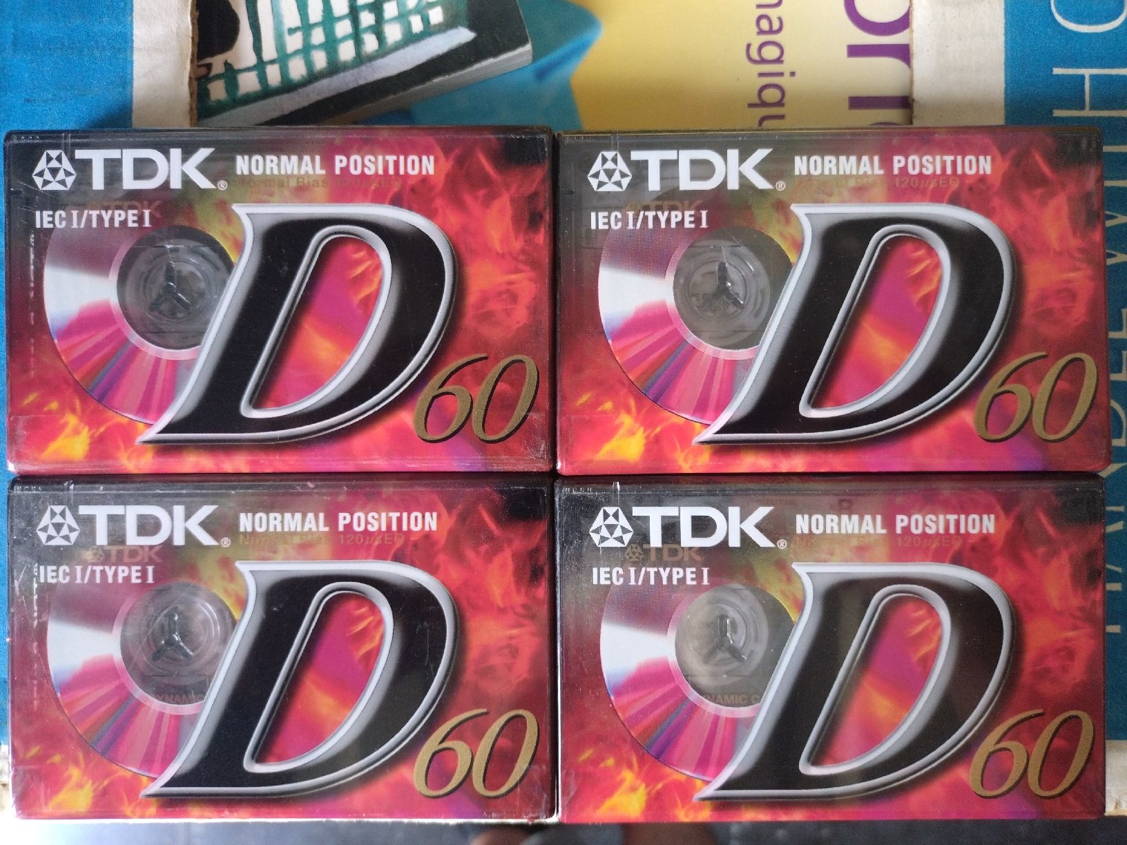 Musicassette: 4 cassettes audio TDK D60 Normal Position NEUF – Nuovo e nell'imballaggio originale da Farvagny-le-Grand venduto da LaCaverne