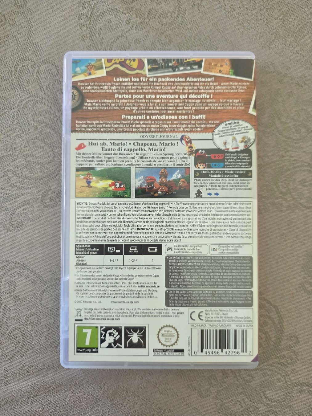 Nintendo Giochi: Super Mario Odyssey (Nintendo Switch)  – Nuovo (secondo la descrizione) da Porza venduto da fra_c8qj 1