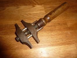 Antike Doppel Schraubzwinge Zimmermann Länge 23 cm