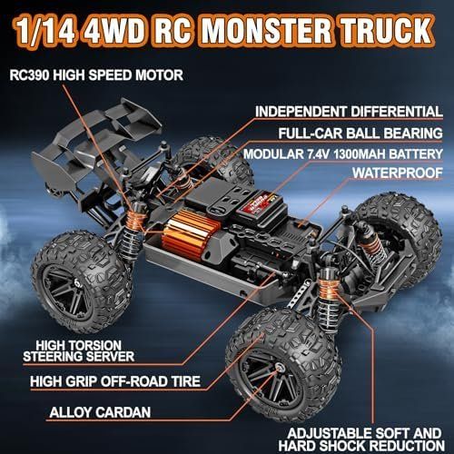 RC Kits de montage: Ferngesteuertes Auto 1 14 h – Neuf avec emballage d'origine à Hundwil par Stallone6 4