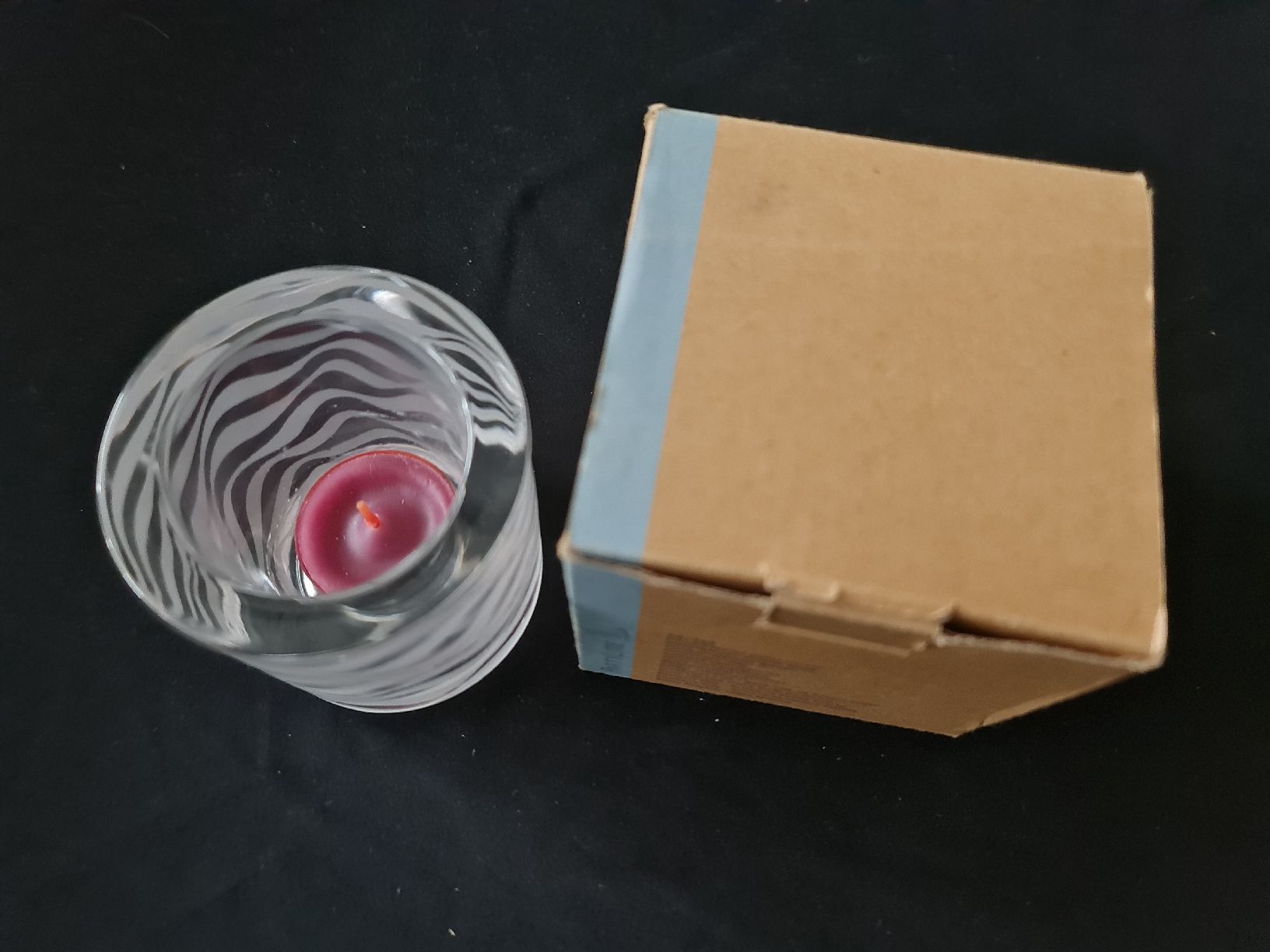 Partylite Portacandele: Partylite Teelichthalter Glas "Waves" - wie neu – Nuovo (secondo la descrizione) da Weier im Emmental venduto da tamarabichsel