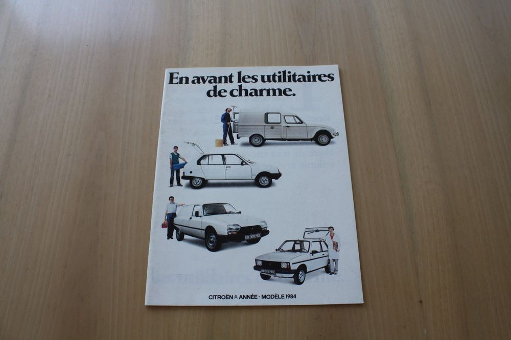 Citroën Prospekt Transport/Utilitaires Modelle 6/1983 FR | Kaufen auf ...