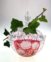 Rosen - Bleikristall - Bonbonnière