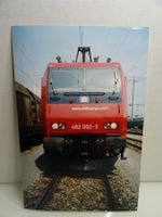 Foto SBB Cargo 482 002-3 Rarität Buchs 7/2002 10 cm x 15cm