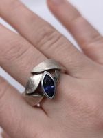 Cachet Iolite Silberring Cachet 925 Massiv gr. ca. 54