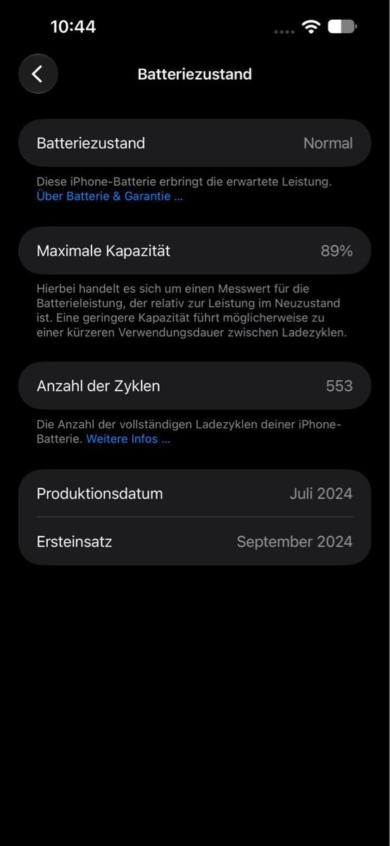 Apple Telefoni cellulari / Smartphones: Iohone 16 Plus – Usato da Schaffhausen venduto da sab_n8t5 3