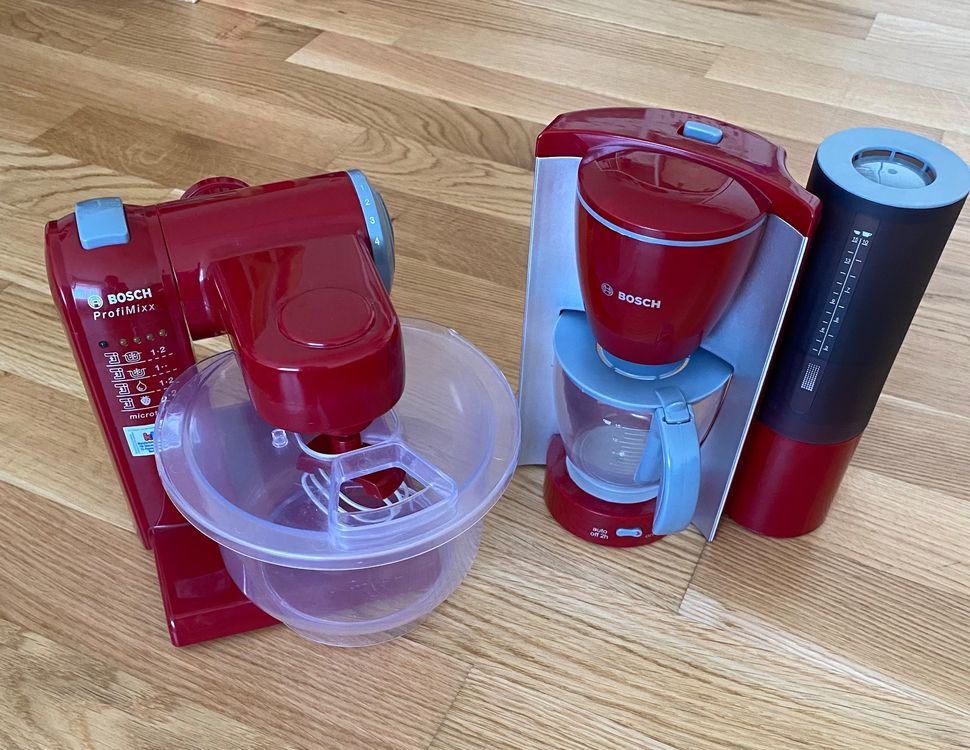 Bosch Küchenmaschine Spielzeug Mixer+ Kaffemaschine (Gebraucht) in ...