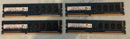 4 x 4GB RAM Chips - alle gleich- ab 1 Fr.