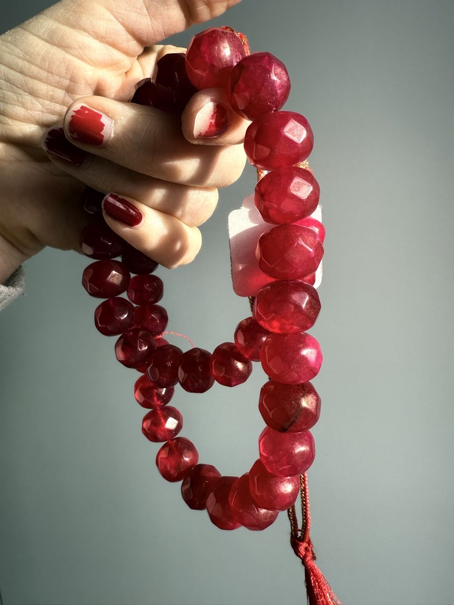 Catenine: Rote Jade Kette NEU – Nuovo e nell'imballaggio originale da Basel venduto da Chili007 5