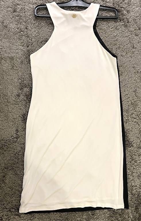 Vestiti: Knielanges schwarz/weiss Kleid Gr.36 – Usato da Kilchberg ZH venduto da SyFo286 1
