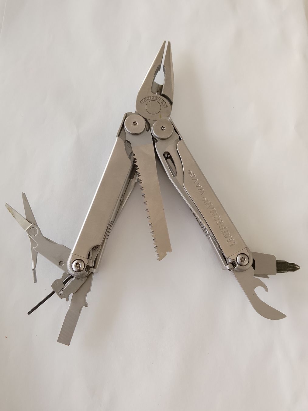 Leatherman Alle Werkzeuge: Neuwertiges Leatherman Wave Multifunktions Tool Sackmesser – Neu (gemäss Beschreibung) aus Biel/Bienne von Vintage-timearts 1