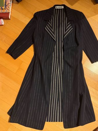 Vintage Jil Sander Wolle Blazer Jacke schwarz Gr.36 neu