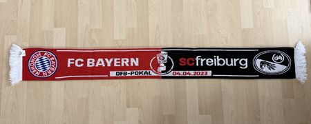 Fussballschal FC Bayern SC Freiburg DFB-Pokal 2023 