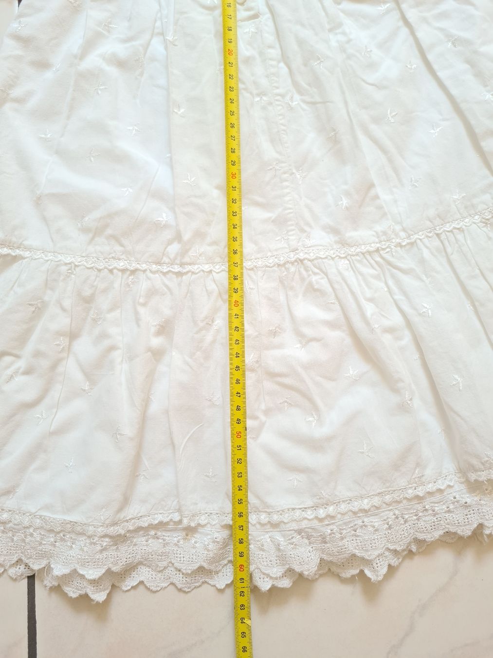 Vestiti & Gonne: weisses festliches Mädchenkleid Gr.116 – Usato da Ebikon venduto da Songbird85 8